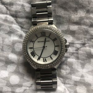 Michale Kors silver watch